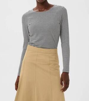 NEW PART TWO women's nemajas long sleeve top in dark navy